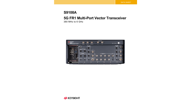 S9108A 5G FR1 Multi-Port Vector Transceiver